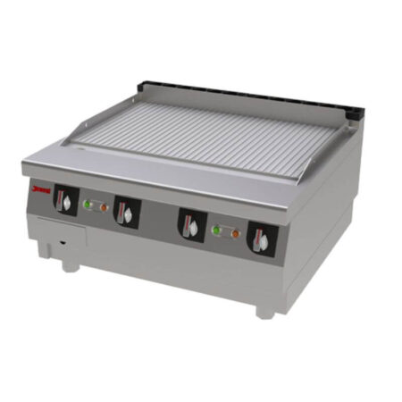 JEMI FRY TOP/Plancha Ranurada de Cromo Duro Eléctrica de Sobremesa Serie 750 modelo SFRTE75 P77VT