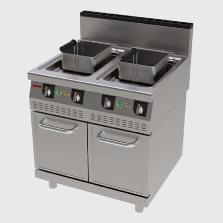 JEMI Freidora de Gas Doble (solo aceite) Serie 750 modelo FRG70/2