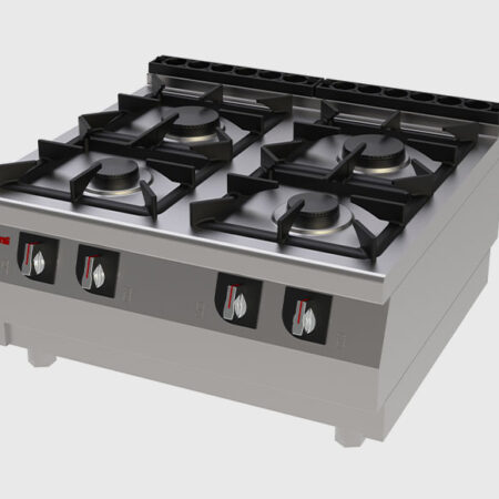 JEMI Cocina de Gas de Sobremesa EFFICIENT LINE Serie 750 modelo S704