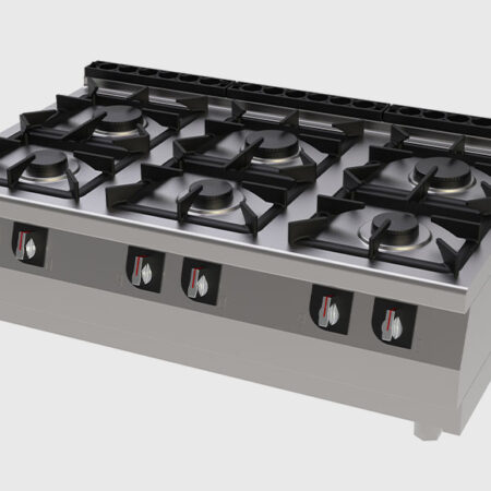 JEMI Cocina de Gas de Sobremesa EFFICIENT LINE Serie 750 modelo S706