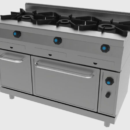 JEMI Cocina de Gas triple con horno Serie 600 modelo 631