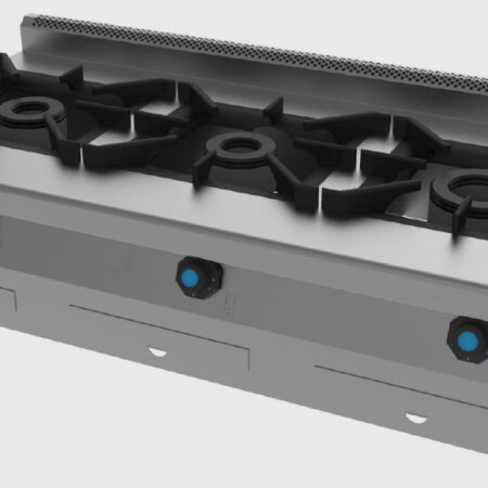 JEMI Cocina de Gas triple de Sobremesa Serie 600 modelo S631