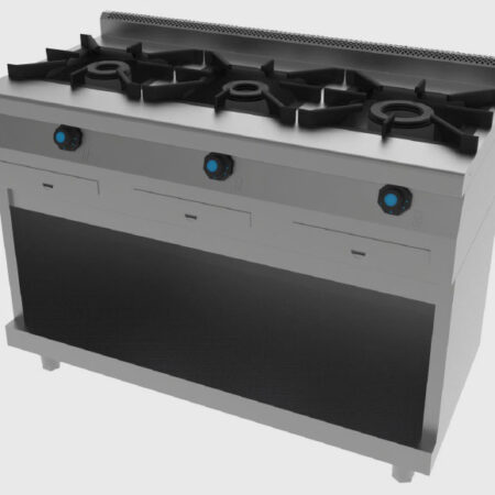 JEMI Cocina de Gas triple Serie 600 modelo T631