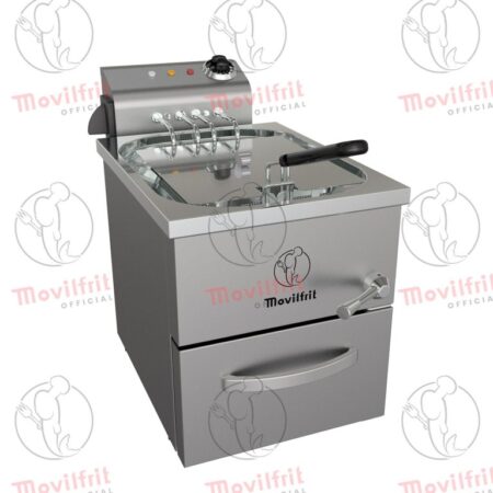 Movilfrit Freidora Eléctrica de agua-aceite con mueble y cabezal móvil; Modelo FH 10 230; Código 107306