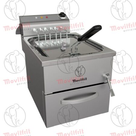 Movilfrit Freidora Eléctrica de alto rendimiento y cabezal móvil con mueble; Modelo FAR 12 400; Código 157317