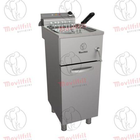 Movilfrit Freidora Eléctrica de alto rendimiento y cabezal móvil con mueble; Modelo FAR 17 400; Código 157321