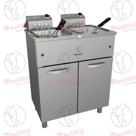 Movilfrit Freidora Eléctrica doble con mueble; Modelo FAP 17+17 230; Código 157419