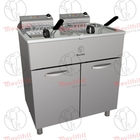 Movilfrit Freidora Eléctrica doble con mueble; Modelo FAP 25+25 400; Código 157435