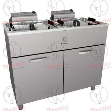 Movilfrit Freidora Eléctrica doble con mueble; Modelo FAP 35+35 400; Código 157437