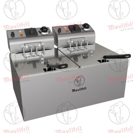 Movilfrit Freidora eléctrica doble; Modelo FA 10+10 MAX 230 SG; Código: 157503