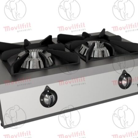 Movilfrit Cocina a Gas de sobremesa; Modelo: ECOM 2 FUEGO; Código: 203099