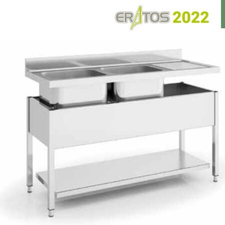 ERATOS Estante para fregadero Desmontado; Serie 700; Modelo: EB-167