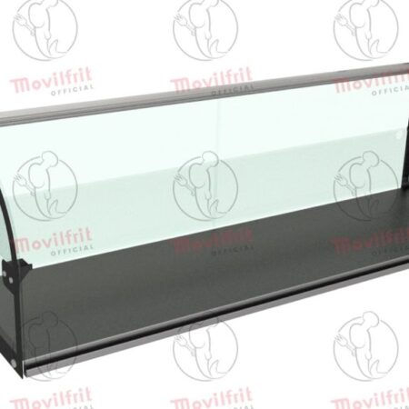 Movilfrit Vitrina Expositor; Modelo: EXPOSITOR NEUTRO 2 PISO CURVADO; Código: 306552