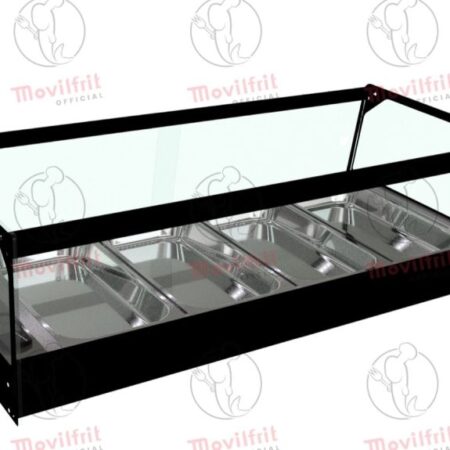 Movilfrit Vitrina Refrigerada con cristal plano; Modelo: CUB 4 REMOTA; Código: 307009