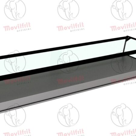 Movilfrit Vitrina Expositor; Modelo: EXPOSITOR 8 NEUTRO 1 PISO PLANO FONDO 390; Código: 307028