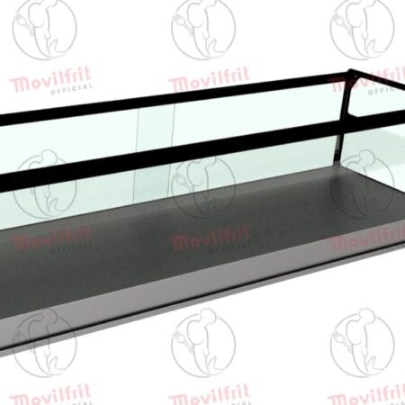 Movilfrit Vitrina Expositor; Modelo: EXPOSITOR 6 NEUTRO 2 PISO PLANO FONDO 390; Código: 307030