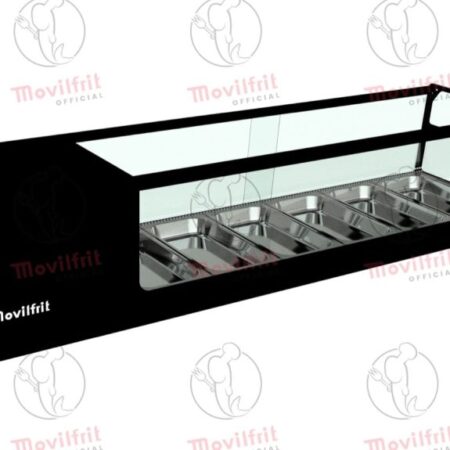 Movilfrit Vitrina Refrigerada de dos pisos con cristal plano; Modelo: CUB 6 2P; Código: 307070
