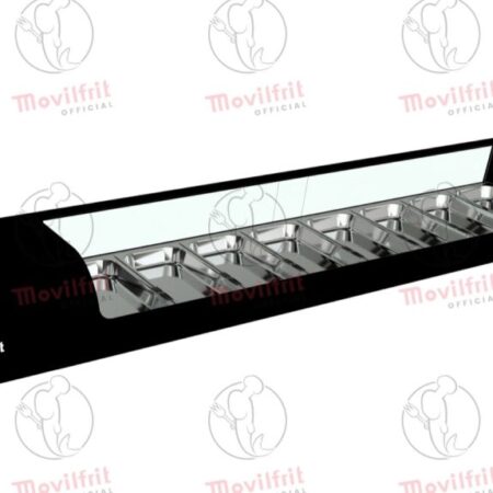 Movilfrit Vitrina Refrigerada con cristal curvo abatible; Modelo: CORAL 8; Código: 307106