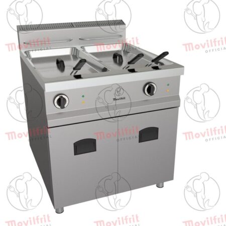 Movilfrit Freidora doble a Gas con mueble; Modelo FGM 21+21 MAX; Código: 500019