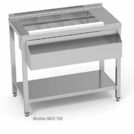 ERATOS Mesa con estante para Preparación de Combinados; Modelo: MCE-100