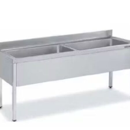 ERATOS Fregadero de gran capacidad de doble seno Desmontado; Serie 700; Modelo: FG-187/20