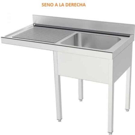 ERATOS Fregadero con hueco para lavavajillas Desmontado; Serie 600; Modelo: FG-126/11-I