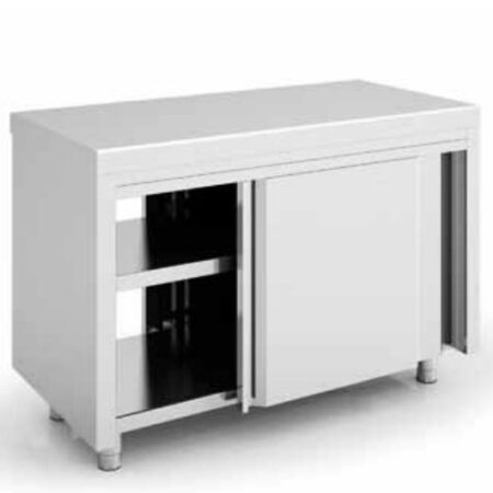 ERATOS Mueble Central Neutro Cerrado con Puertas Pasantes; Serie: 600; Modelo: MNCP60-160C