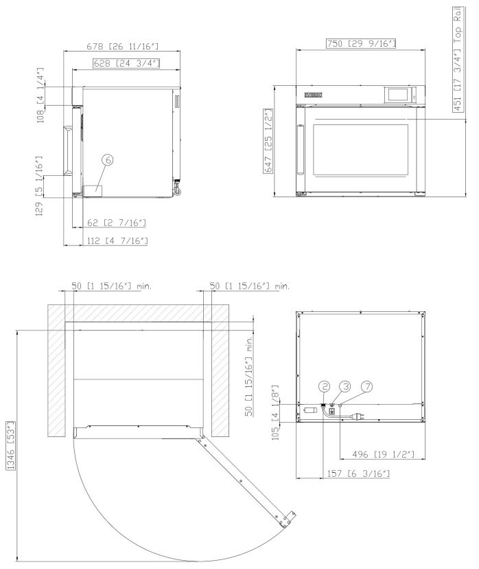 Unox EVEREO 600 Conservador de Comida a Temperatura de Servicio GN 1/1 Ref. XEEC-0611-EPLS - Imagen 2